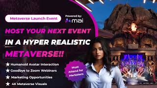 MAI Labs HyperRealistic Metaverse Spaces Unleashing Immersive Events with Humanoid Avatars [upl. by Eirot]