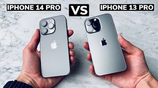 iPhone 14 Pro vs iPhone 13 Pro Review  The Clear Winner 👀 [upl. by Handler]