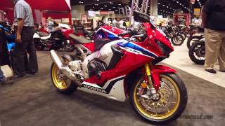 2017 Honda CBR1000RR SP and SP2 at AIMExpo [upl. by Dolf]