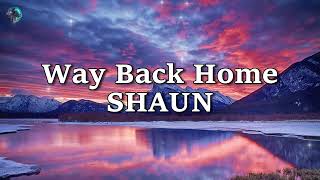 Way Back Home Lyrics  SHAUN  Music Viral Official [upl. by Opiak]