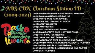 ABSCBN Christmas Station ID Compilation 20092023  HD [upl. by Eiral]