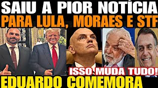 BOMBA NESSA SEXTA SAIUU A PIOR NOTÍCIA PARA LULA MORAES E STF TRUMP SOLTA BOMBA QUE ABALOU TODO [upl. by Eanej965]