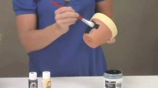 Chalkboard Flower Pots using FolkArt® Chalkboard paint [upl. by Knorring]