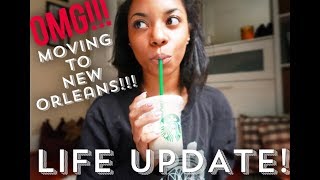 IM MOVING TO NEW ORLEANS ☕️😱⚜️  CHATTY LIFE UPDATE  BEHATILIFE [upl. by Ahsirt]