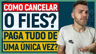 Como CANCELAR O FIES Entenda COMO PAGAR o FIES [upl. by Volin425]