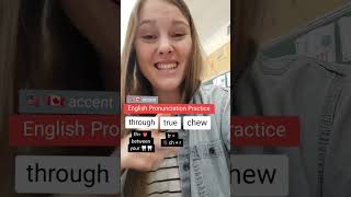 🗣HOW TO PRONOUNCE quotthroughquot vs quottruequot vs quotchewquot in English with a CanadianAmerican 🇨🇦🇺🇸 Accent [upl. by Lippold]