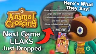 New Leaks For NEXT Animal Crossing Game Have Dropped [upl. by Dionysus]