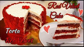 Torta Red Velvet  Red Velvet Cake  Deliciosa  Irresistible 💖 69 [upl. by Atiekahs]