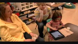 Elsie on iPad in Speech Therapy 0001 [upl. by Enovi]