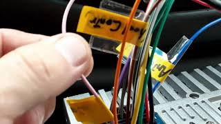 Touchscreen Stereo 7018b install correct backup camera wire [upl. by Anihs]