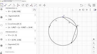 Costruzione del pentagono inscritto in una circonferenza [upl. by Ivah760]