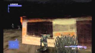 Syphon Filter 3 HD Walkthrough Mission 14 quotAustralia Yuendumu Villagequot [upl. by Wootten]