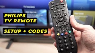 How to Program Your Philips Universal Remote Control  CODES LIST [upl. by Mortimer]