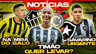 NOVO quotCAMISA 10quot NO GALO SAVARINO ABRE O CORAÇÃO DEYVERSON NO CORINTHIANS EM 2025 E NOTICIAS [upl. by Cord]