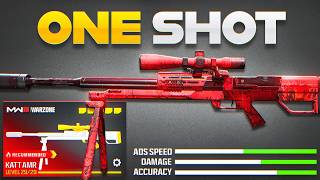 new 1 BEST ONE SHOT SNIPER META in WARZONE amp MW3 Best Katt AMR Loadout [upl. by Lerred]