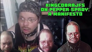 KingCobraJFS Pepper Spray Ranting Compilation [upl. by Cori]