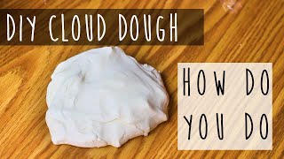 SUPER EASY CLOUD DOUGH  Cornstarch Plus Conditioner Makes a Fun Kid Craft Idea [upl. by Annat]