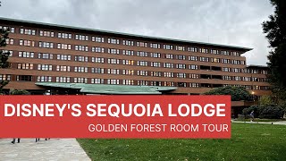 Disneys Sequoia Lodge Golden Forest Room Tour [upl. by Nnaear]