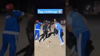 We tried the egg toss challenge 🥚short MrBeast2 [upl. by Ahsirhcal]