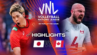 🇯🇵 JPN vs 🇨🇦 CAN  Highlights Week 2  Mens VNL 2023 [upl. by Abigail]