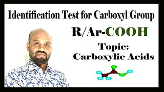 Lesson 20 Test for Carboxyl group  Topic Carboxylic Acids  Organic Chemistry [upl. by Ikkir]