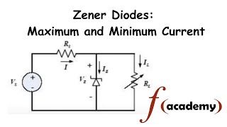 Zener Diode Analysis Maximum and Minimum Current Calculation [upl. by Brewer]