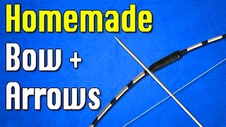 How to Make a Bow and Arrow at Home  Easy Bow Tutorial [upl. by Bohner]