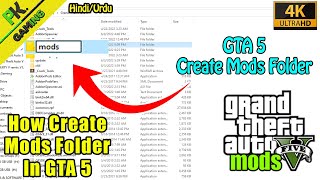 GTA 5  Mods Folder  How To Create  ADD  Make Mods Folder In GTA V  EASY TUTORIAL  PK GAMING X [upl. by Elleina289]