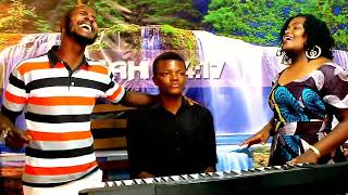 FONGOLA LIKOLO by Mike Kalambay practicing by David Kasika amp Esther Gospel Kings Band [upl. by Noerb264]