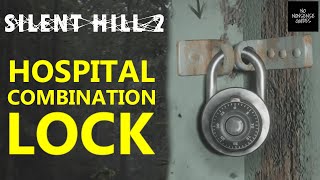 Silent Hill 2 Hospital Combination Lock D1 Code  XRay Viewer Puzzle Solution  Radiograph Puzzle [upl. by Acinnad]