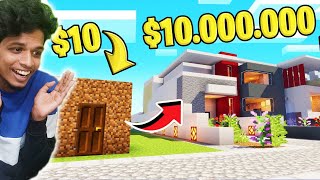 Minecraft  UPgrading 10 House to 1000000 House  Perfect Gaimng Machan  PGM [upl. by Atikim]