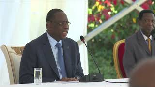 SENEGAL PRESIDENT HE MACKY SALL VISITS UGANDA MEETS PRESIDENT MUSEVENI [upl. by Jeana]