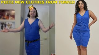 Peetz Shows us Pride Outfit and Clothes from Torrid foodie beauty got for him [upl. by Nodnarb]