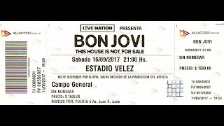 BON JOVI   SHOW COMPLETO  Estadio Vélez  Buenos aires –Argentina – 16 – 09 – 2017 – [upl. by Vivyanne]