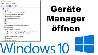 Windows 10 Geräte Manager öffnen Treiber installieren amp deinstallieren [upl. by Leivad]