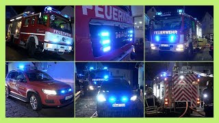 Dachstuhlbrand in Bühlertal  FEUERWEHR 🚒 im BRANDEINSATZ  E [upl. by Rainie]