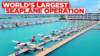 Flying in the Maldives  World’s Largest Seaplane Operation [upl. by Intyrb]