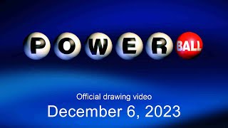 Powerball drawing for December 6 2023 [upl. by Eejan]