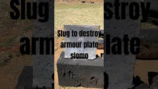 Want to Destroy Armour Plate Watch This 375 HampH 300 grn amp 12 gauge slug Experiment [upl. by Anaigroeg971]