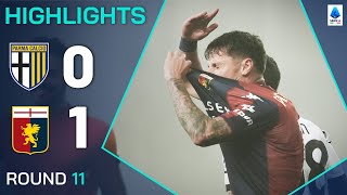 PARMAGENOA 01  HIGHLIGHTS  Pinamonti halts Genoa’s losing streak  Serie A 202425 [upl. by Naves]