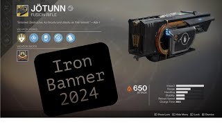 Destiny 2 The Final Shape Iron Banner 2024 [upl. by Lamdin]