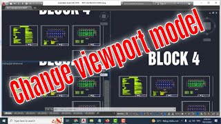 AutoCAD Tutorial  change custom Viewport model configuration [upl. by Nylorac]