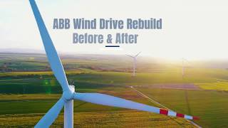 ABB Wind AC Drive Rebuild Before and After Video [upl. by Koser]