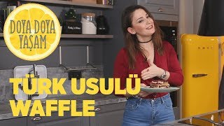 Diyet Waffle Yaptık  Az Şekerli Hayat [upl. by Enirual]