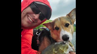 Taking My Corgi Fishing Skaneateles NY [upl. by Damalis797]