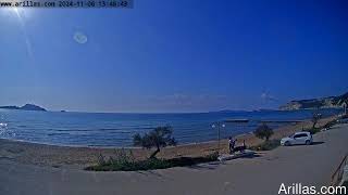 20241106 Arillas Corfu Live Webcam [upl. by Sucramej]