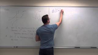 Calculus 2 Lecture 62 Derivatives of Inverse Functions [upl. by Obidiah]