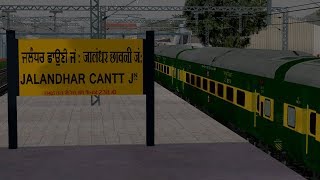 12204Amritsar  Saharsa Garib Rath Express In Msts Open Rail [upl. by Nolyaw]