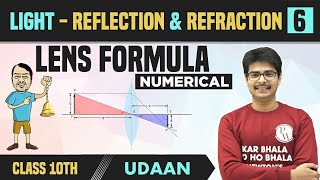 Light  Reflection amp Refraction 06  Lens Formula  Magnification  Numerical  Class 10  NCERT [upl. by Yerbua]