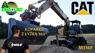 Caterpillar  Koparka kołowa MF316F  EKOLAS 2018 [upl. by Norat262]